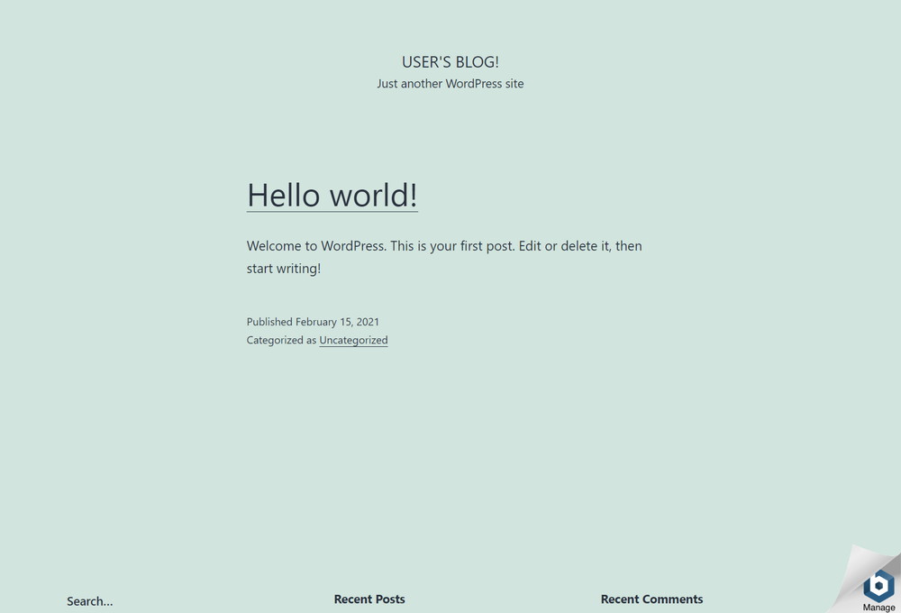 WordPress：Hello world!