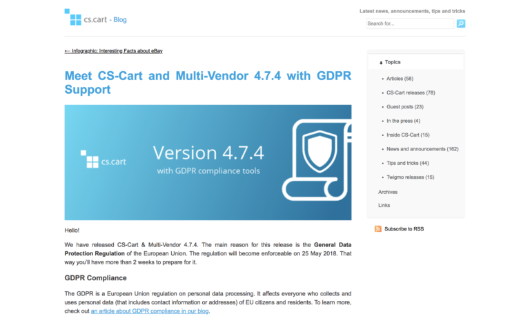 CS-Cart and Multi-Vendor 4.7.4