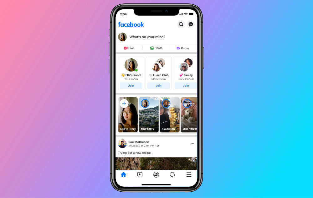 Facebook：Introducing Messenger Rooms and More Ways to Connect When You’re Apartから