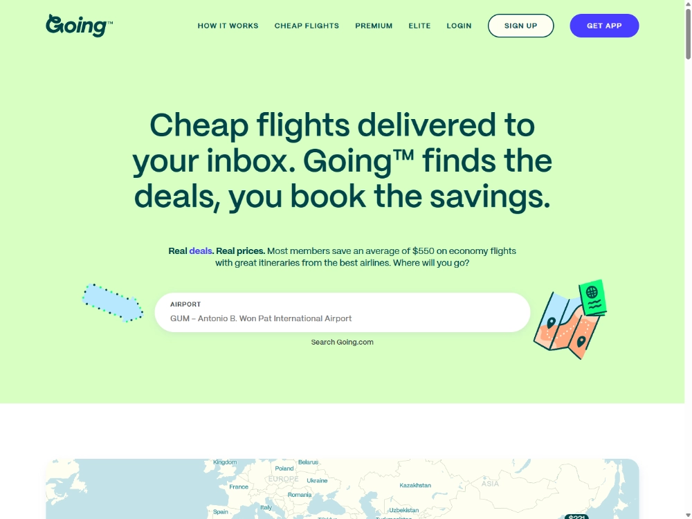 予算を重視する旅行者の心をつかむGoingの見出しデザイン