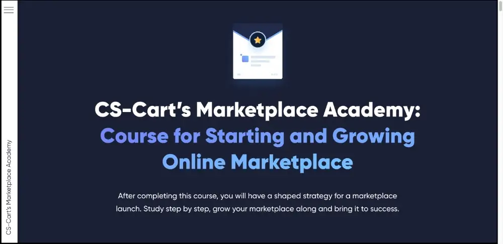 CS-CartのMarketplace Academy